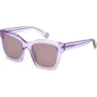 Furla SFU621V Shiny transparent liliac 53/19/140 Damen Sonnenbrillen