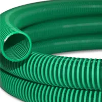 Wiltec Teichschlauch 5m, flexibel, 38mm (1 1/2") grün - Europe, Saugschlauch Druckschlauch