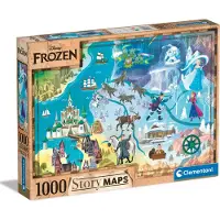 Disney Frozen - Maps Puzzle 1000 pcs - Frozen (39666)