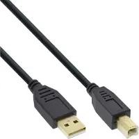 Microconnect USBAB5G, 5 m, USB A, USB B, USB 2.0, Schwarz
