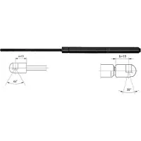 METZGER 2110475 Gasfeder Heckklappendämpfer für HYUNDAI TUCSON (JM) 515mm