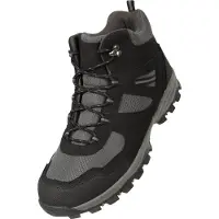 Mountain Warehouse Herren Mcleod Breite Wanderschuhe (Jet Black)