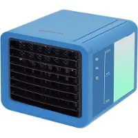 Syntrox Germany Mini Luftkühler 4in1 Verdunstungskühler 750ml blau-weiß