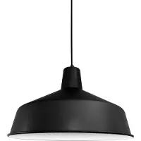 Steinhauer Ländliche Hängelampe Blackmoon Ø 40cm