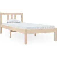Syfax Massivholzbett ohne Matratze 75x190 cm