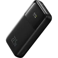 Baseus Comet Dual-Cable Digital Display Schnelllade-Powerbank 20000 mAh, 22,5 W - Schwarz