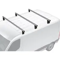 Omac Menabo Dachträger für Citroen Nemo Peugeot Bipper Fiat Fiorino Aluminium Grau 3x
