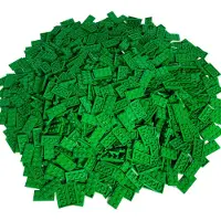 LEGO 2X4 Platten Bauplatten Grün - 3020 NEU! Menge 100x