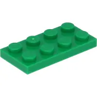 LEGO 50 Stück 3020 Platten Plates 2x4 Part Basic 50 Grün