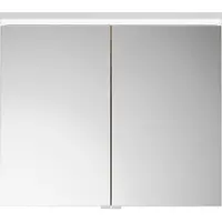 Burgbad Lin20 Spiegelschrank LED-Beleuchtung,2 Türen, 800x700x170mm
