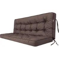 Stanis³aw Jurga Pillowprim "Pola" Sitzpolster für Hollywoodschaukel – 150x110cm – wetterfest & bequem, Navy blue