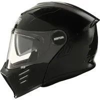 Simpson Darksome Solid 06 Klapphelm, schwarz, S (56)