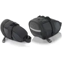 Xlc Satteltasche - 15 x 7,5 x 9 cm Satteltasche für Fahrräder mit 0.45L Volumen
