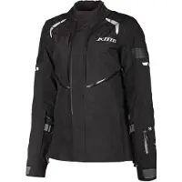 KLIM Latitude Damen Motorrad Textiljacke (Black,42)