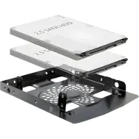 DeLOCK Laufwerksschachtadapter 3,5 auf 2 x 2,5 HDD