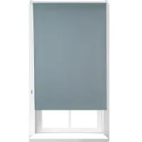 Relaxdays 2 x Verdunkelungsrollo, Hitzeschutz, Thermo Rollo Klemmfix, blickdichtes Seitenzugrollo 70x165, Stoff 66 cm, grau