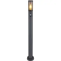 Globo Lighting Außenleuchte Edelstahl anthrazit, 1x E27