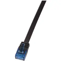 Logilink 20m Cat6 U/UTP RJ45, 20 m, Cat6, U/UTP (UTP), RJ-45, RJ-45, Schwarz