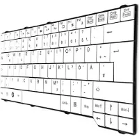 T-ProTek DEUTSCHE - Weiß Tastatur Keyboard kompatibel für Model: NSK-F300G, 90.4H707.S0G