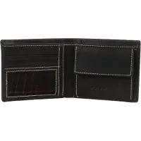 Bruno Banani Leder Geldbörse Phoenix Wallet Black schwarz