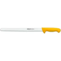 Arcos Wurstmesser Farbe - Prof 293500 in Edelstahl Nitrum und mango ergonomische gelbe Polypropylenklinge und 35 cm Klinge, Schaukasten
