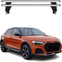 Menabo Dachträger für Audi A1 City Carver Allstreet 2019-2025 50kg Alu Silber 2x
