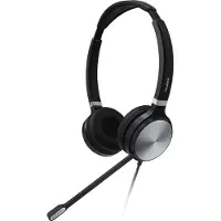 Yealink UH36 Dual UH36 Dual Kopfhörer Kabelgebunden Kopfband Büro/Callcenter USB Typ-A Schwarz, Silber