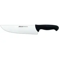 Arcos Metzgermesser Farbe - Prof 296025 aus rostfreiem Stahl Nitrum und mango ergonomisches schwarzes Polypropylen mit 25 cm Klinge, Vitrine