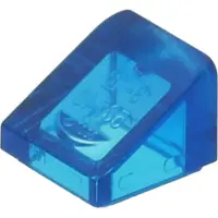 LEGO 1x1 Schrägstein 30° x 1 x 1 x 2/3 54200 - 250 Stück Trans - Dunkelblau
