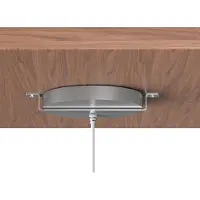 Kalb Material für Möbel kalb | QI Unterbau und Einbau Ladegerät grau Ladedistanz 3 - 18 mm Smart Wireless