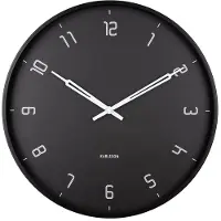 Karlsson - Wanduhr Stark - Schwarz - Ø40cm