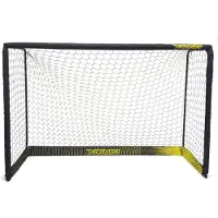 Powershot Fußballtor aus Stahl - 1,8 x 1,2 m - Schwarz - Bodenverankerung und Transporttasche inkl.