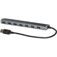 ITEC i-tec Metal U3HUB778 Schnittstellen-Hub USB 3.2 Gen 1 (3.1 Gen 1) Type-A 5000 Mbit/s Silber