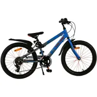 Volare Rocky Kinderfahrrad - 20 Zoll - 7 Gänge - Blau