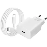 Google , Original-USB-C Netzteil (18W) mit USB-C Ladekabel, Weiß