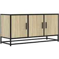 vidaXL TV-Schrank Sonoma-Eiche 100x35x50 cm Holzwerkstoff