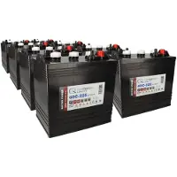 Q-Batteries 48V 225Ah Akku-Satz für Golfcar & Golf Cart | 8x 6DC-225