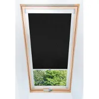 KS Handel 24 Dachfensterrollo Thermo Verdunkelung kompatibel mit VELUX ältere Baujahre 021 (Baujahr 1972–2022) Schwarz