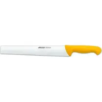 Arcos Salamimesser Farbe - Prof 295700 in Edelstahl Nitrum und mango ergonomische gelbe Polypropylenklinge und 30 cm Klinge, Schaukasten