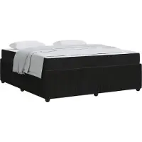 vidaXL Bettrahmen Schwarz 180 x 200 cm Stoff