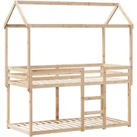 Syfax Etagenbett ohne Matratze 90x200 cm Massivholz Kiefer