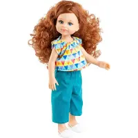 Paola Reina Puppe Amigas Cleo - rote Locken - 32cm - Spielzeugpuppe