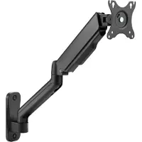 Techly Wandhalterung drehbar für 1 Display 17-32" mit Gasfed
