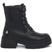 Mustang Damen Winter Halbstiefel Schwarz