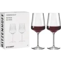 Ritzenhoff Rotwein-Weinglas Sonnenschliff 536 ml (2er Set)