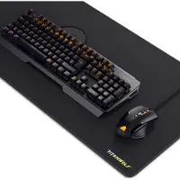 Titanwolf Tastatur-, Maus- und Mauspad-Set, (Spar-Set, 3 St), Mechanisches Keyboard, Mouse & XXL Mousepad Gaming Bundle