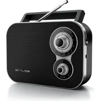 Muse M-051 R, Tragbar, Digital, FM, MW, Schwarz, Drehregler, 1,5 V