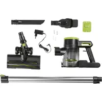 Cleanmaxx 14866, 2-in-1-Stabstaubsauger, Beutellos, Schwarz, Grün, Rechteckig, Acrylnitril-Butadien-Styrol (ABS), Kupfer, Polypropylen (PP), Stahl, Trocken