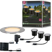 Paulmann Plug & Shine LED Bodeneinbauleuchte Floor Basisset insektenfreundlich