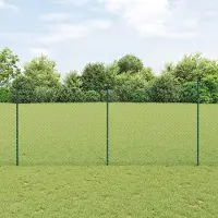 Syfax Zaun mit Pfosten Grün